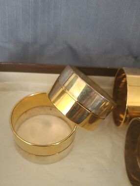 MId Century Modern napkin Rings